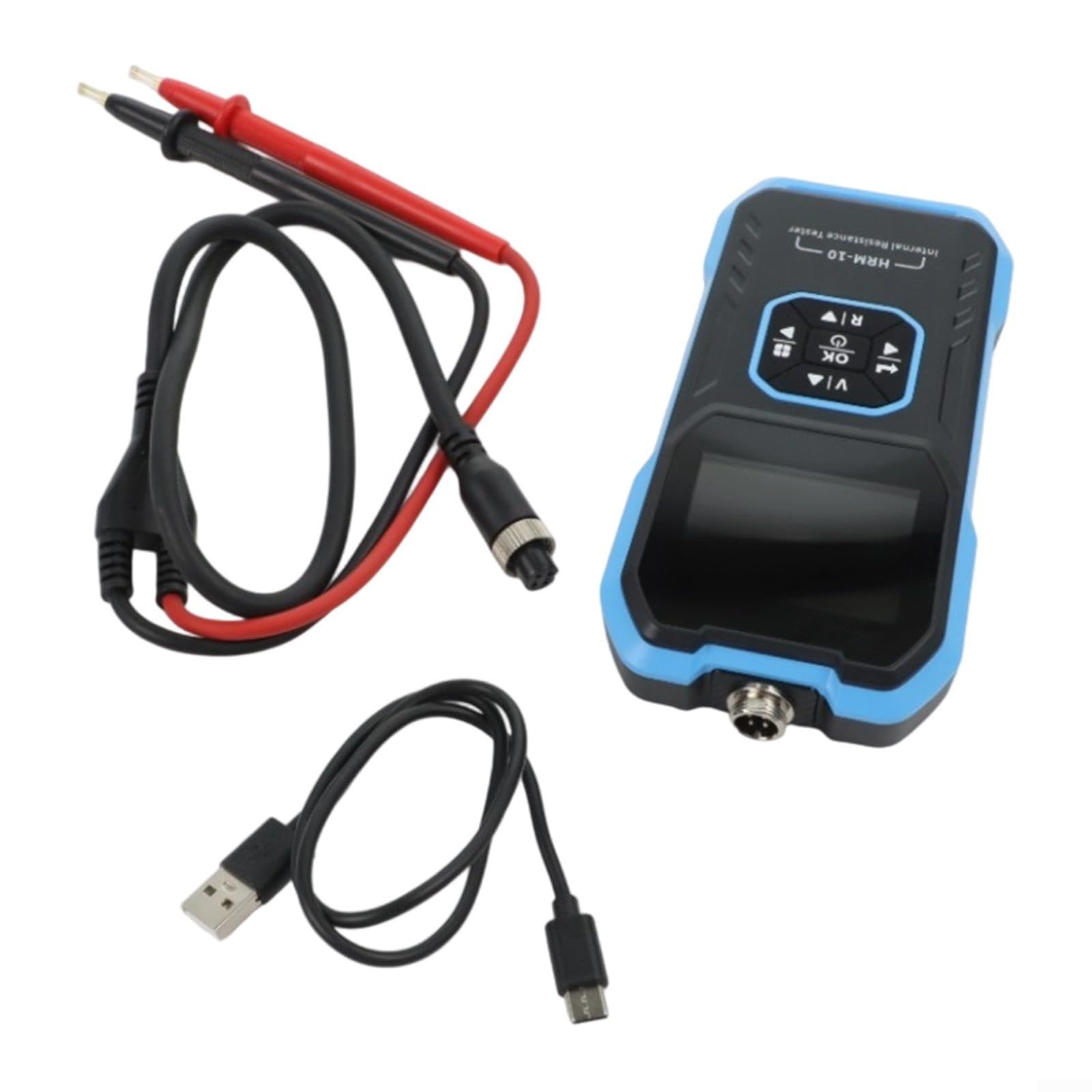 HRM-10 - Misuratore di resistenza interna con display a colori TFT, 0-100 V