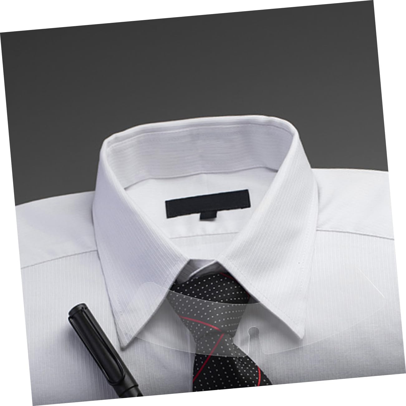 CALLARON 200pcs Plastic Collar Stays for Dress Shirts Collar Support Accessories to Prevent Wrinkles Easy to Use Adhesive Design for Men