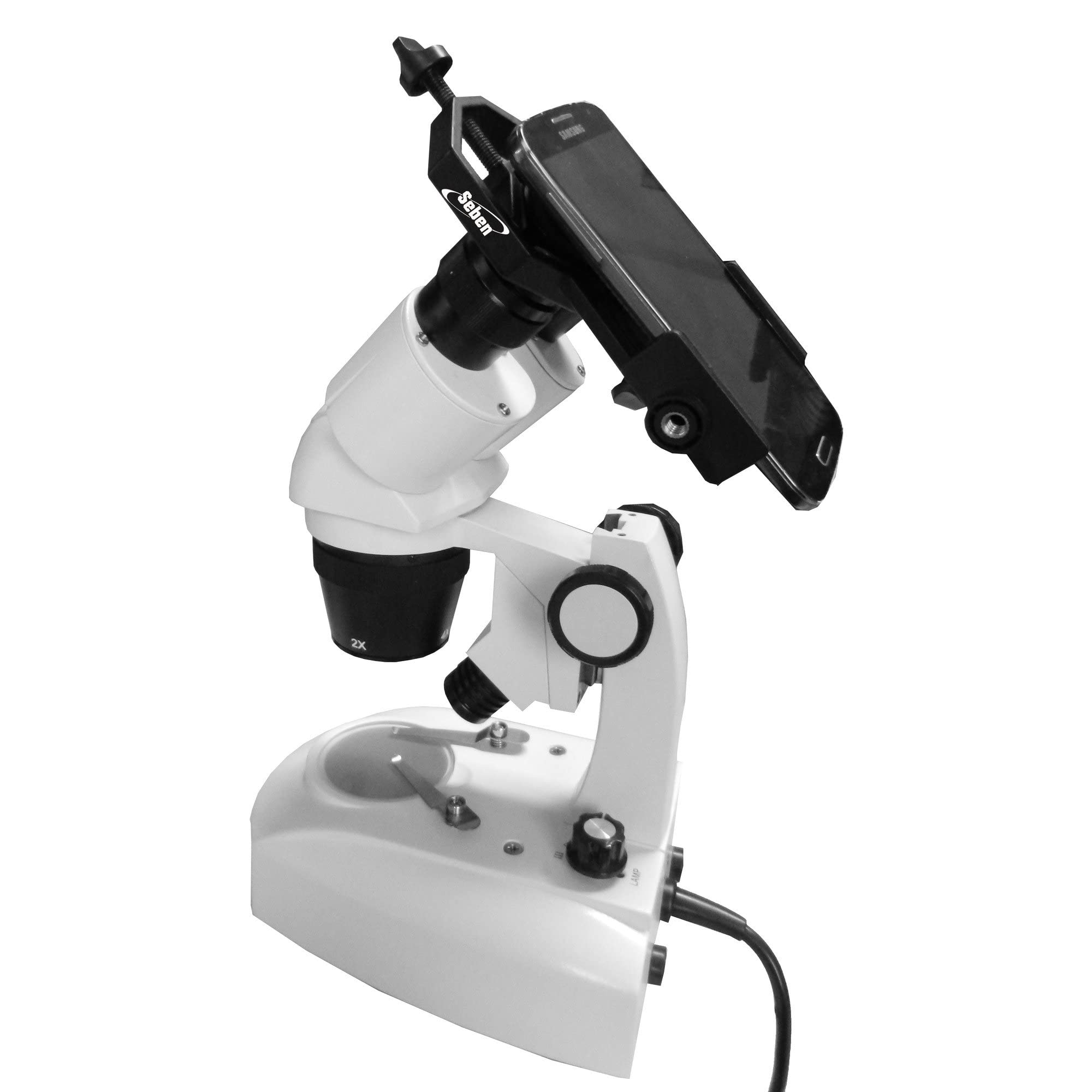 Seben DKA5 adattatore per smartphone per telescopi, cannocchiali, binocoli, monocoli o microscopi digiscoping con supporto flessibile