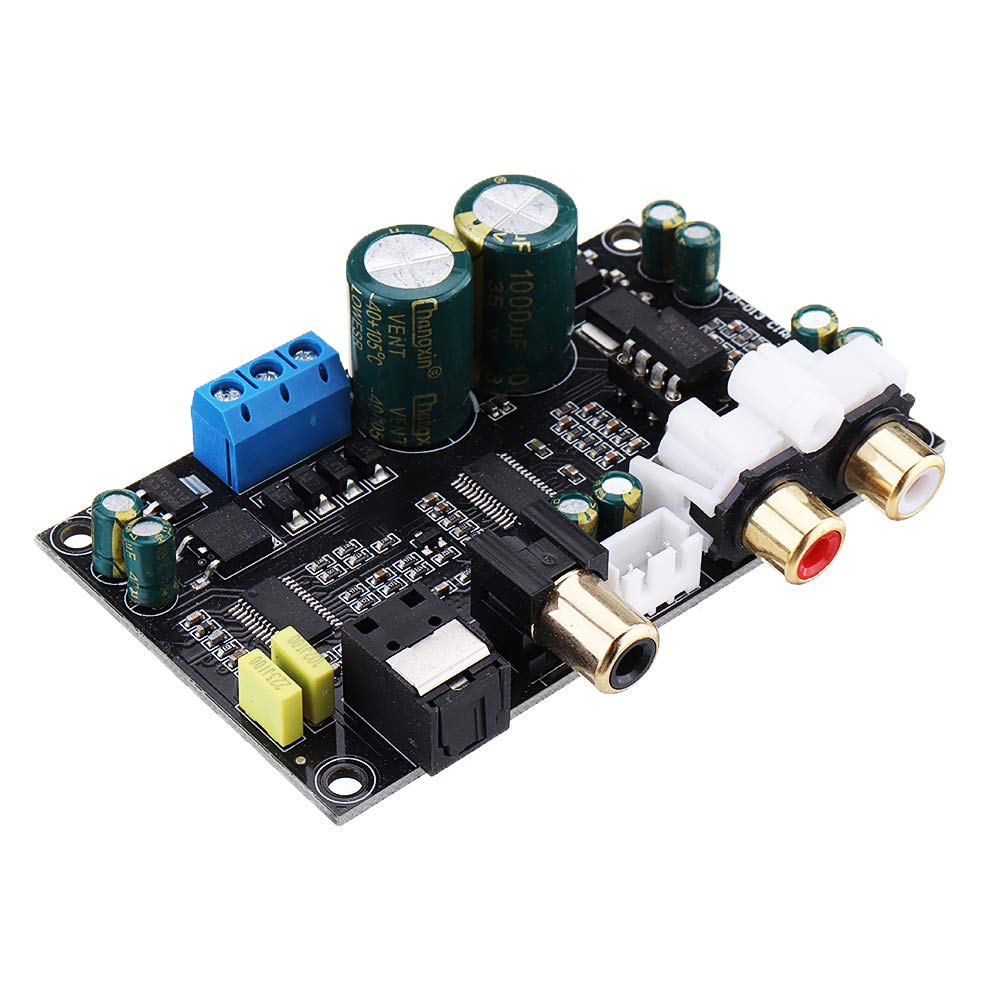 HiFi Cs8416 Cs4398 Interfaz Digital Decodificador De Audio Coaxial Óptico Spdif Dac Decodificador Soporte De Placa 24 bits 192Khz Ac12V