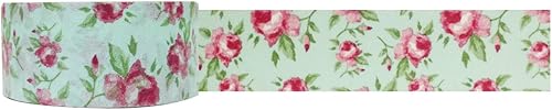 Miniatura 2 de Wrapables Cinta adhesiva Washi floral y natural, rosa campestre