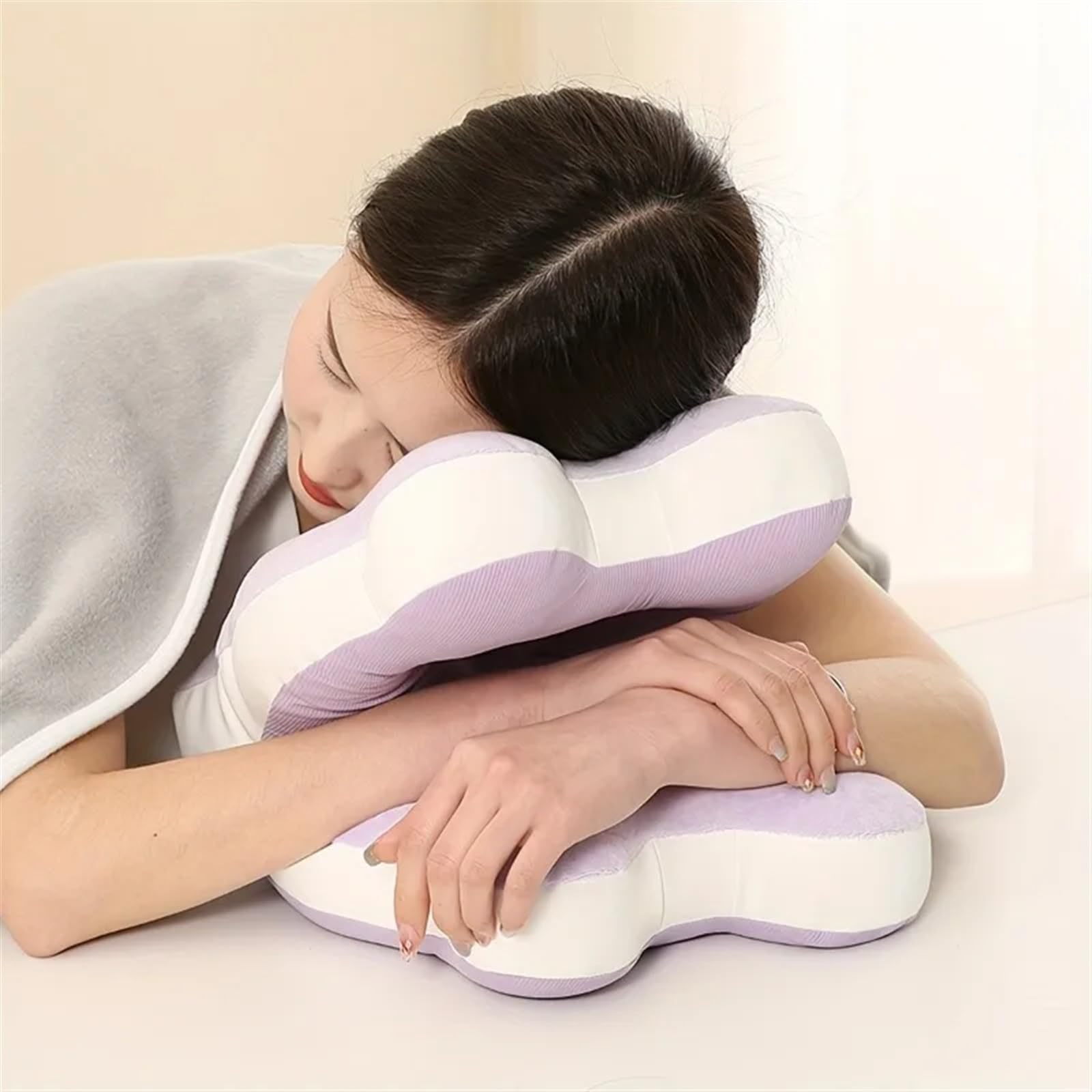 Poduszka do drzemki na biurko z pianki Memory Foam podparcie lędźwiowe