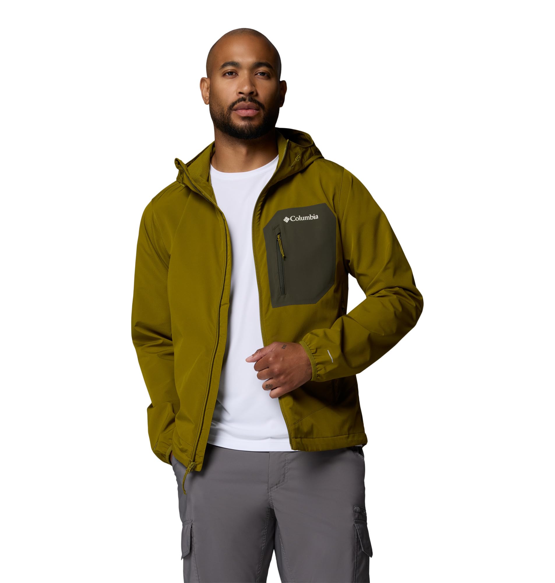 Columbia Tall Heights III Hooded Softshell, Giacca Softshell Uomo