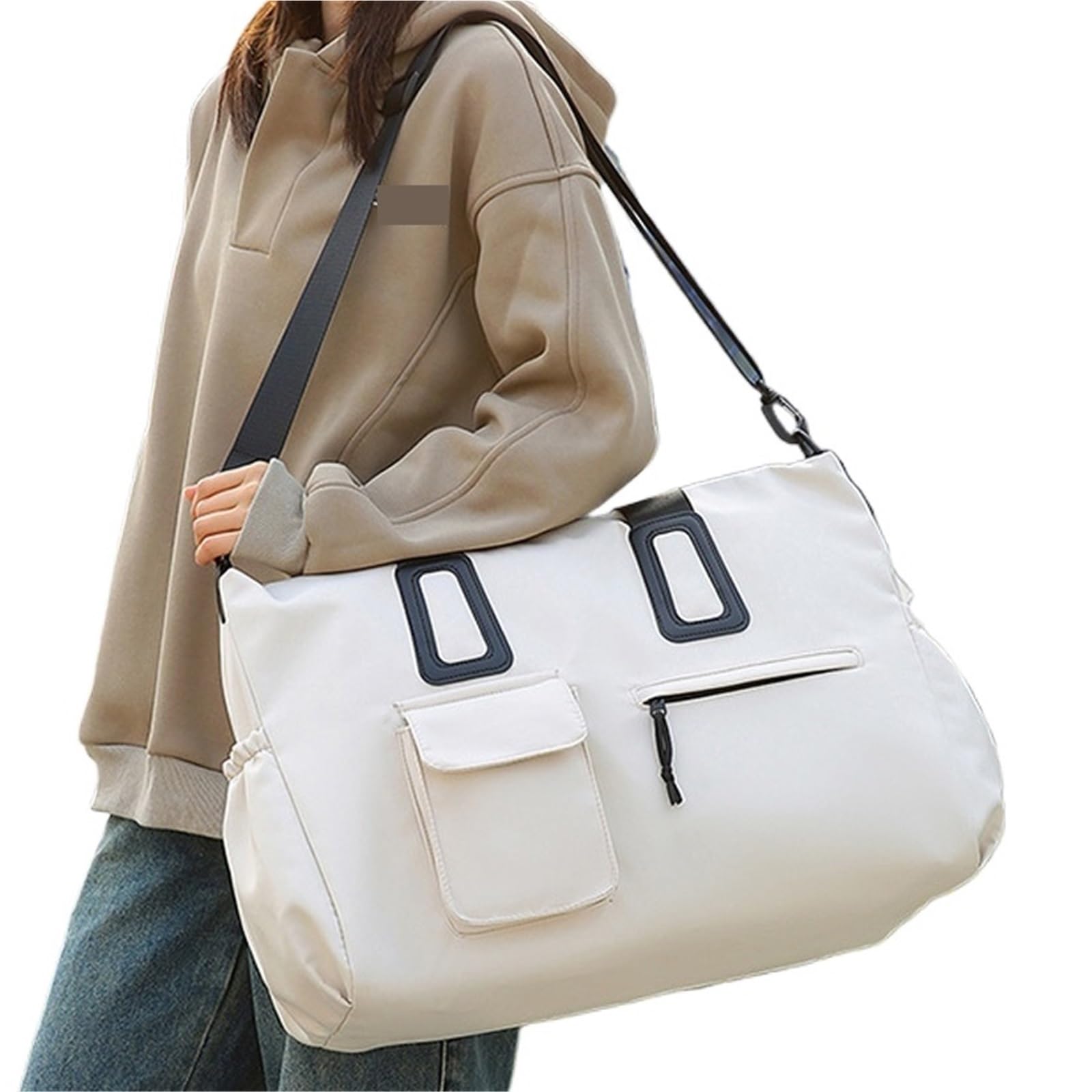 Sporttasche für Damen Reise-Yoga-Sport-Gymnastik-Handtasche mit separater Tasche for trockene und nasse Sachen for trainierende Frauen