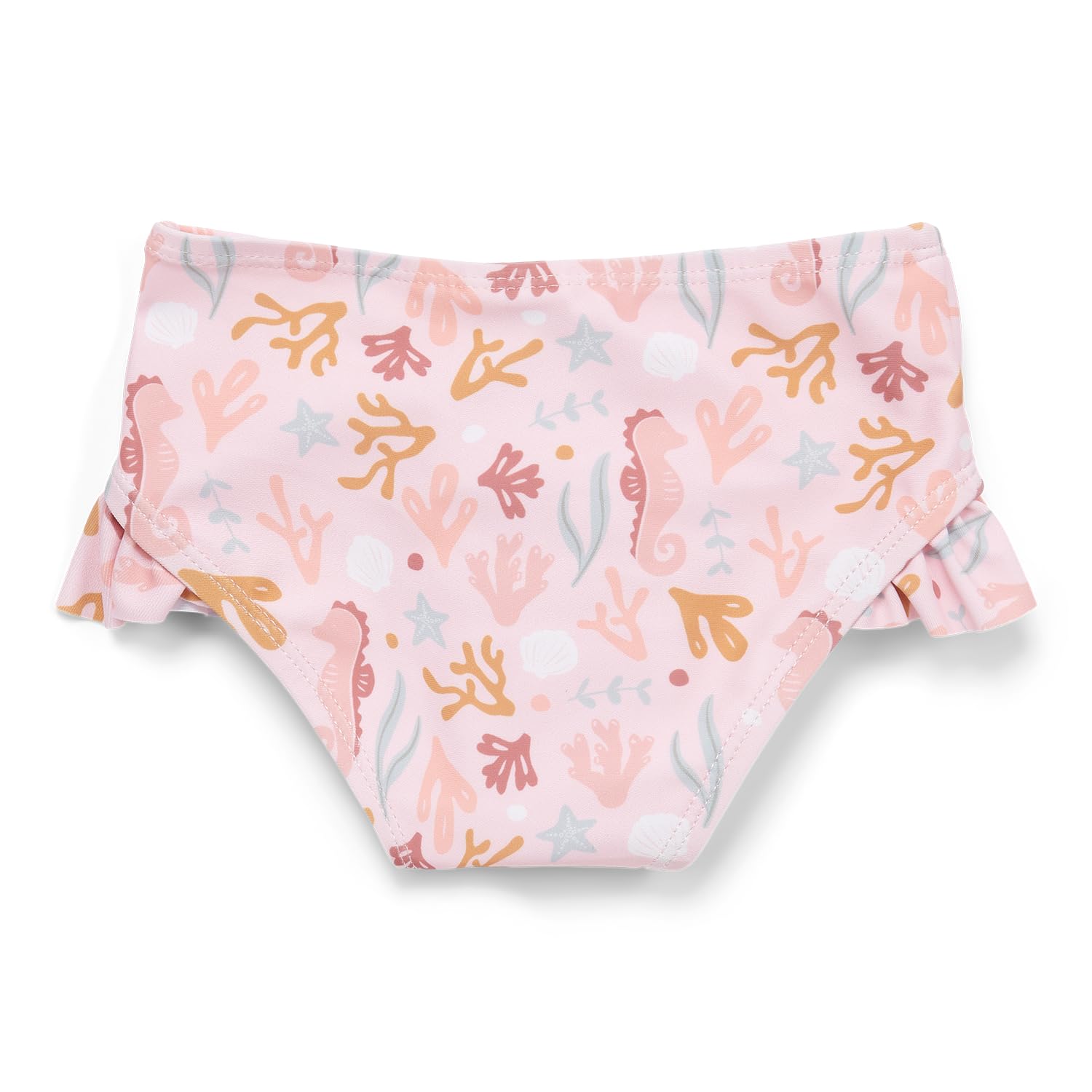 Little Dutch Bikinihose Badehose mit Rüschen für Kinder Mädchen (Gr. 86/92) rosa - Ocean Dreams