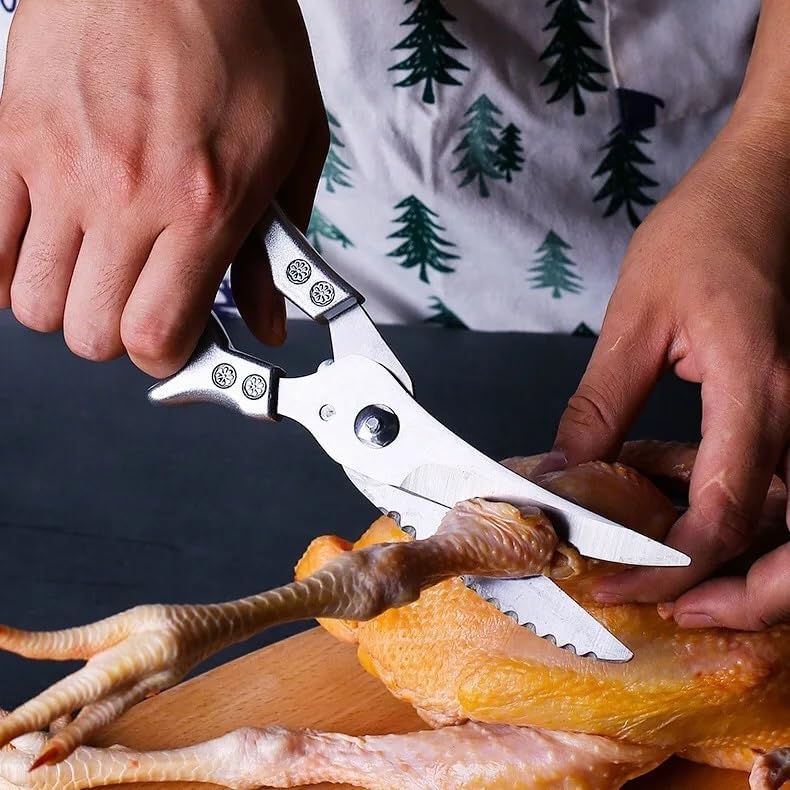 Kitchen Scissors Strong Shear Poultry Fish Chicken Stainless Steel Cooking Bones Scissor
