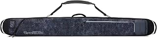 Sportube Traveler Ski Bag, Light Padded Travel Carrier with Adjustable Shoulder Strap - Skis and Poles Gear Storage with Large Exterior Pocket for Downhill and Cross-Country Skiing