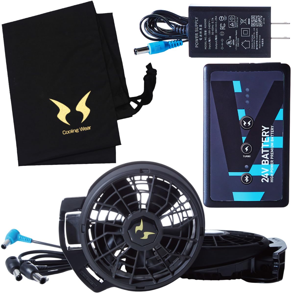 新品未使用品サンエス 24V バッテリー RD9590PJファンRD9420PH Amazon.co.jp: [サンエス] 空調風神服 ファンセット (フラット