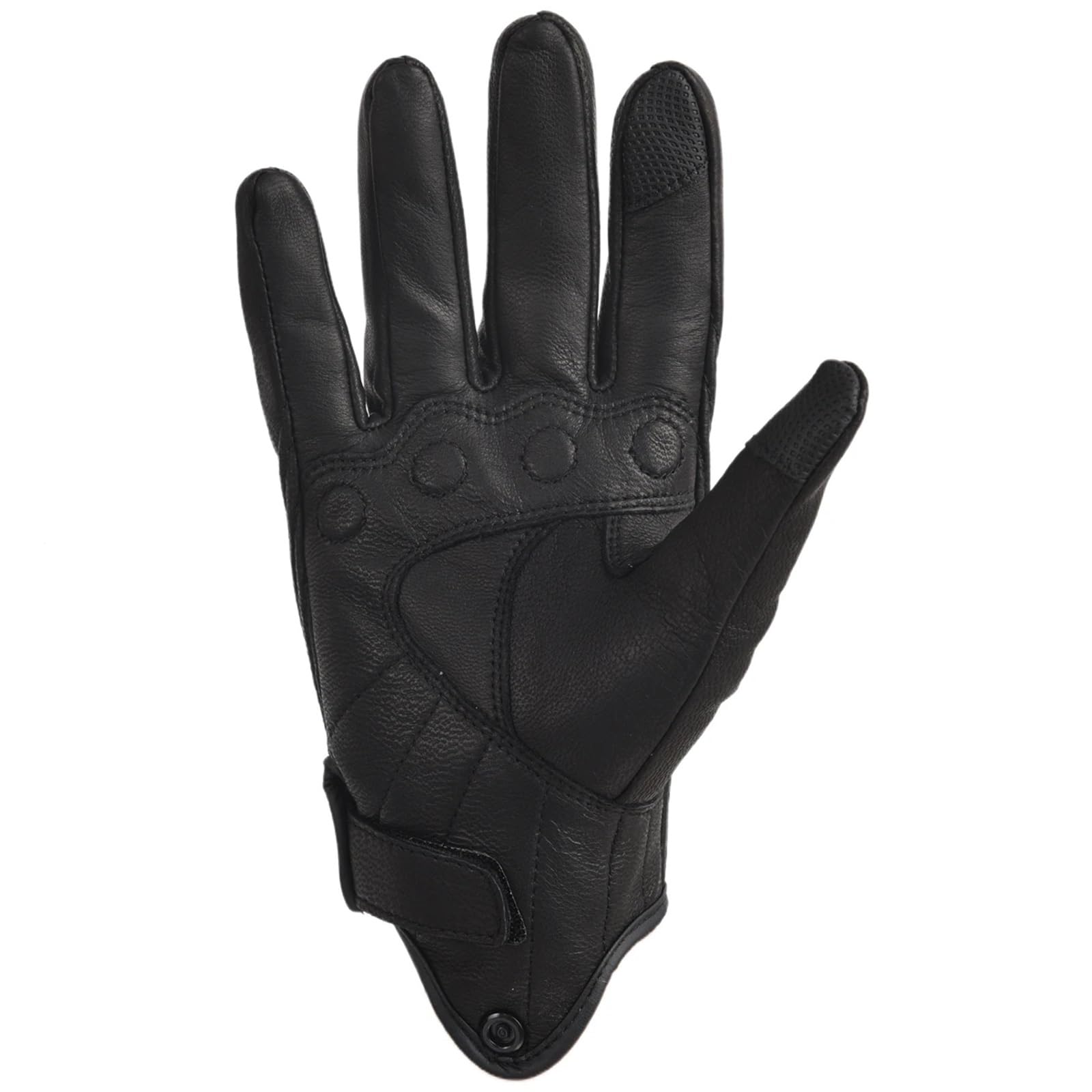 Rękawice outdoorowe rękawice motocyklowe skórzane rękawice do jazdy silnikiem pełne palce dla mężczyzn rękawice motocrossowe czarne
