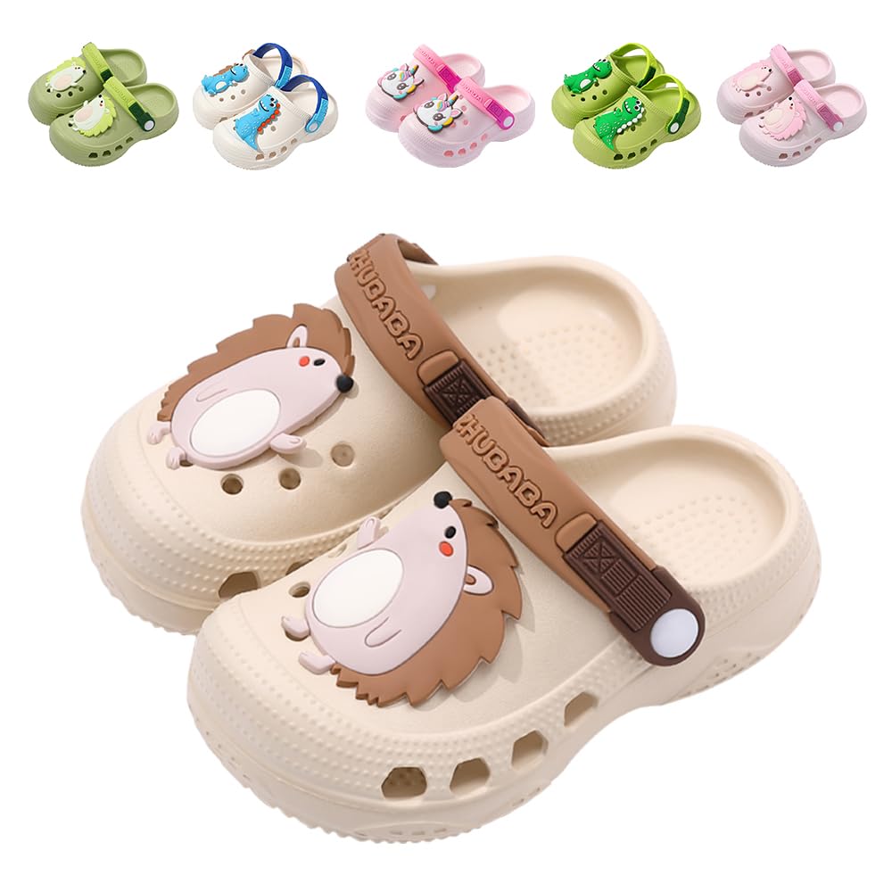 Mules Sabots Enfant Dinosaure Sandales de Plage Été pour Fille Garçon Clogs