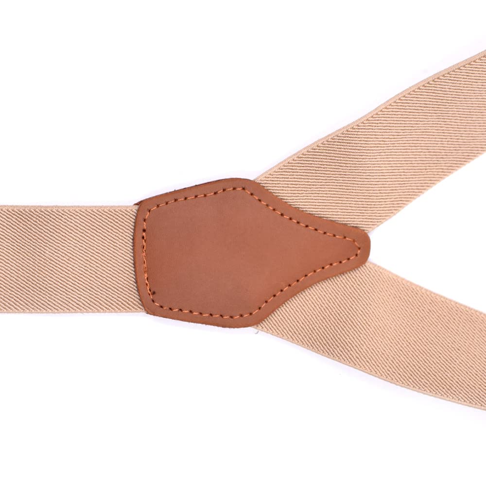 Tirantes para hombre, Tirantes de moda for hombre con 6 clips, elásticos ajustables en forma de Y, tirantes for pantalones, cinturones for bodas, fiestas, regalos for maridos y padres
