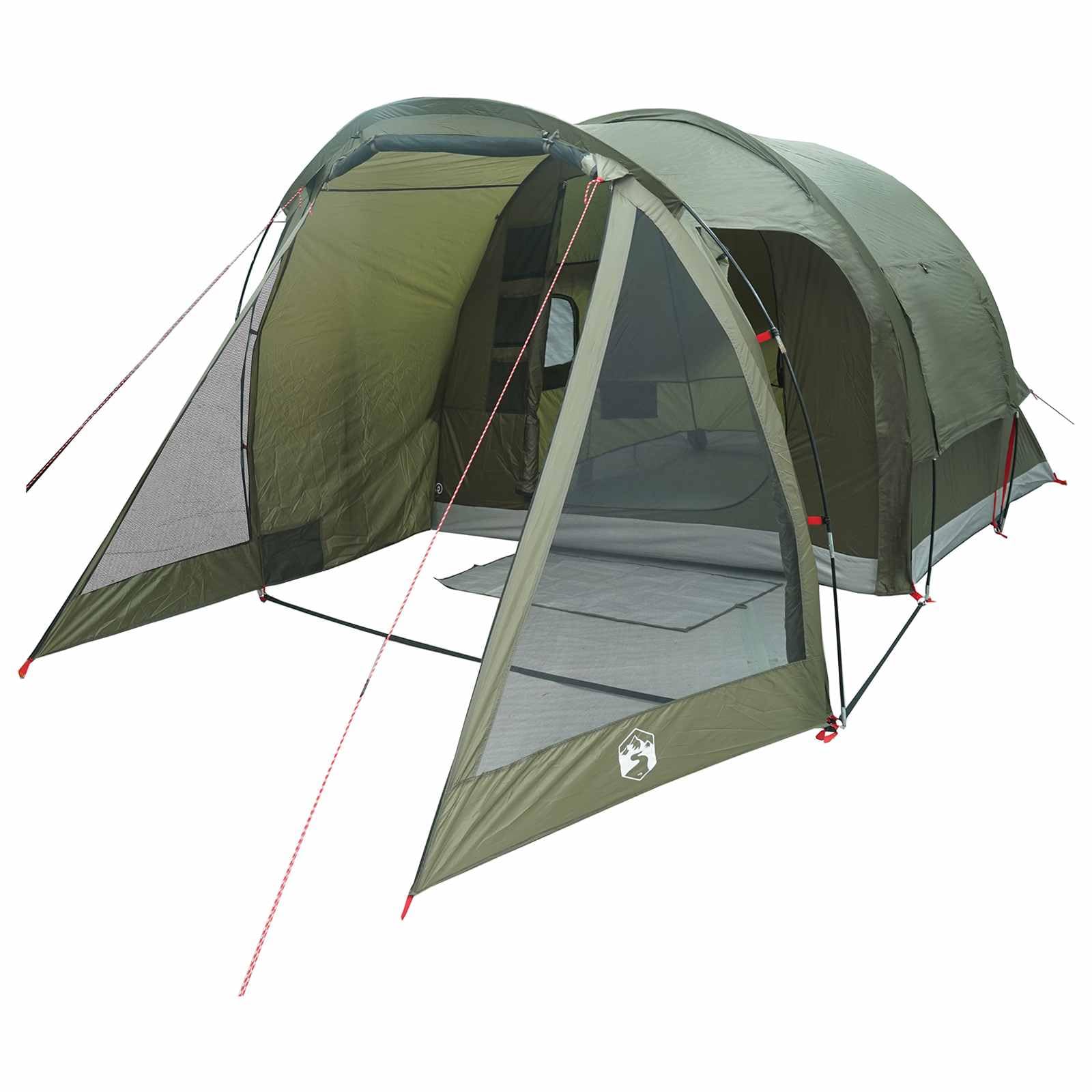 Tenda Familiare 6 Persone Verde Impermeabile