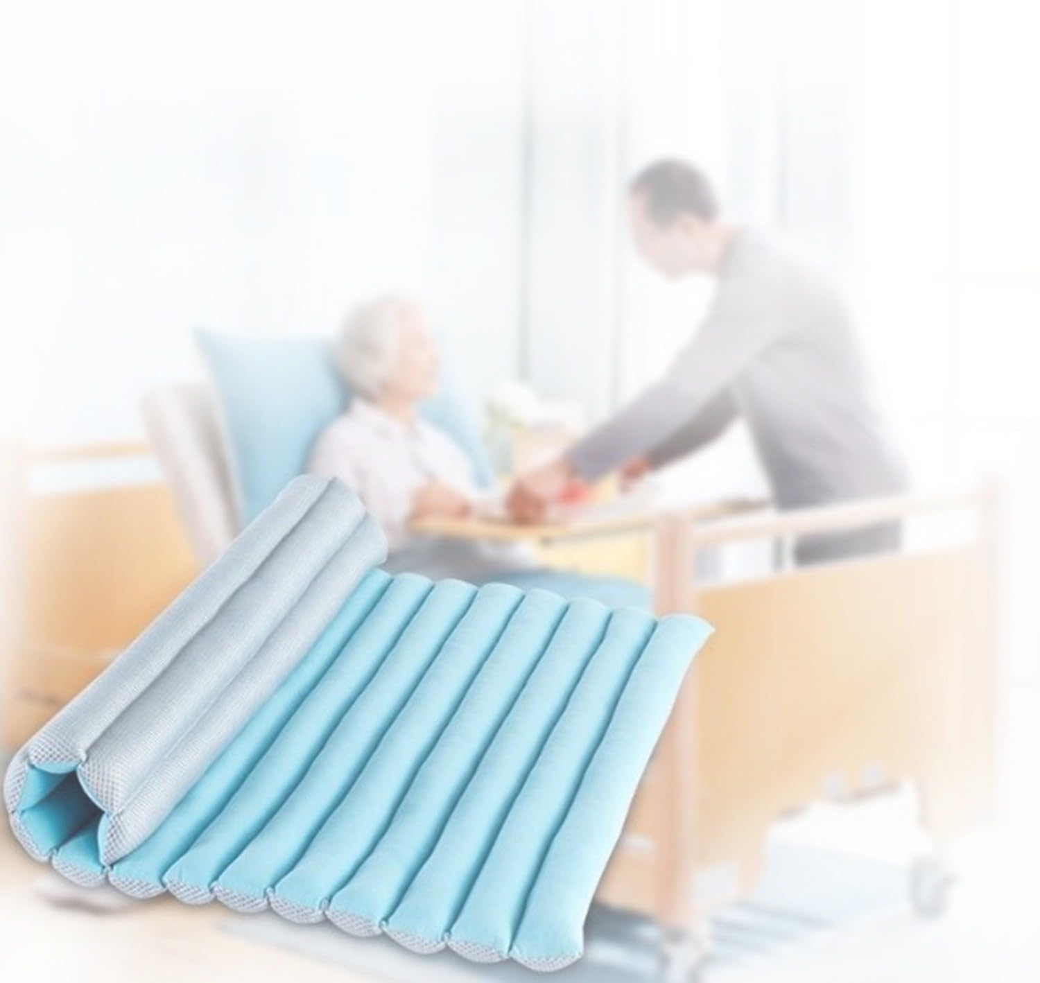 Matelas Anti-Escarres,Coussin Anti-Escarres Pour Patients Alités Coussins Anti-Escarres Pour La Prévention Des Escarres Soulagement Escarres,Matelas Anti-Pression,Matelas À Alternée A,90×70cm