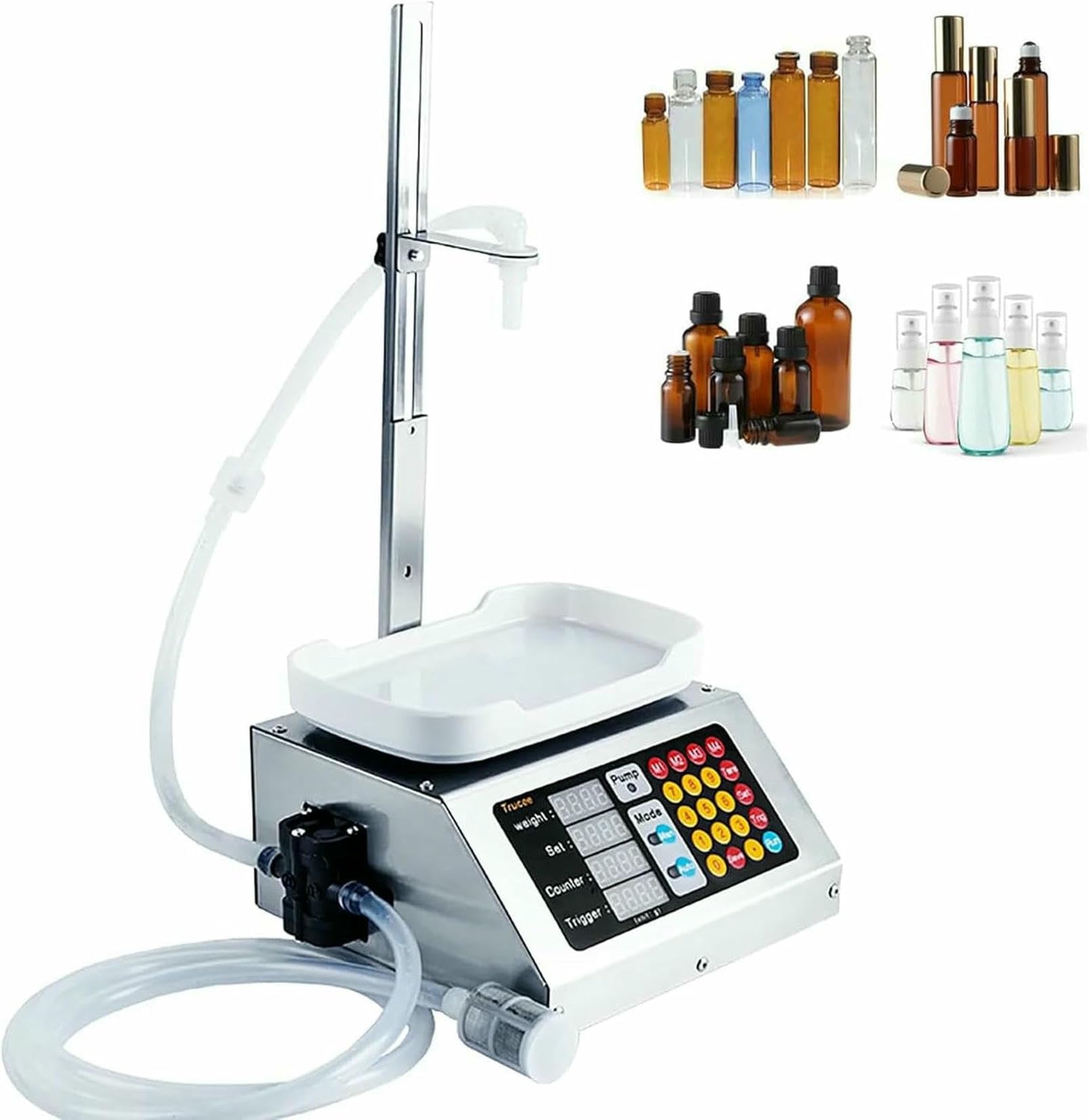 Machine de remplissage de liquide automatique 5-1000g avec pompe péristaltique LED