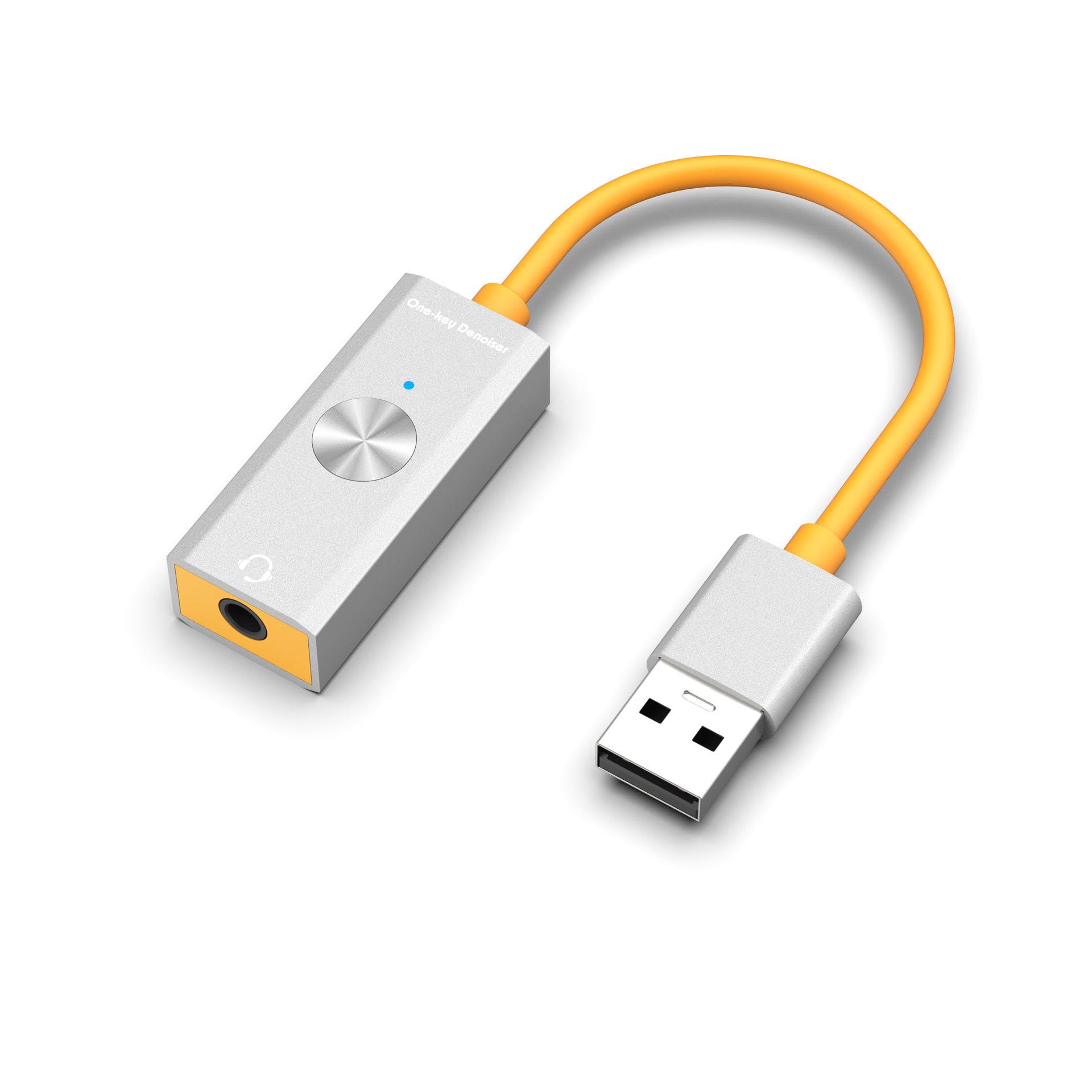 USB Sound Card, One-Click Noise Cancellation External USB Audio Adapter, 3.5mm Stereo Headphone & Microphone Jack, Plug & Play for PC Laptop Gaming Streaming Recording, Multicolor USBASOUC-picture-30