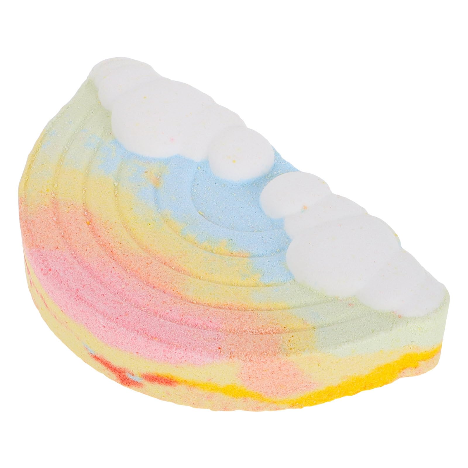 TOPBATHY 5 Stück Regenbogen Wolken Badesalzbombe mit Meersalz, Kreative