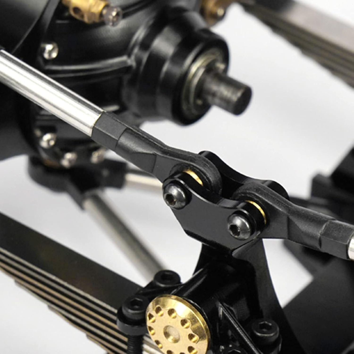 SHEAWA Parts & Accessories RC Car LESU Metal Rear Suspension Set for 1/14 Tamiya/King Hauler RC Truck Axles DIY Model