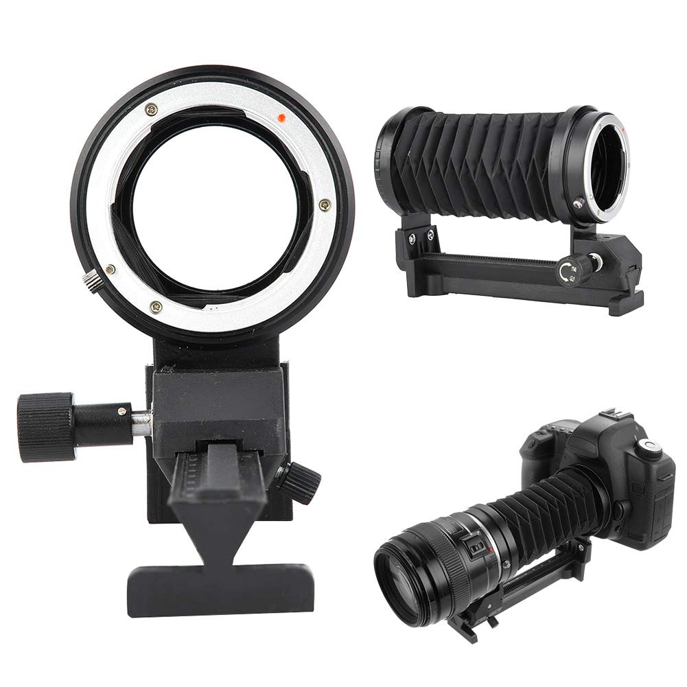 Kamerabalg 16×12×8 Makrobalg Verlängerungsmontage für E Mount Kameraobjektive, präzise Fokussierung Nahaufnahme Makro Fotografie Zubehör Schiene mit stabiler Bauweise für Stativ und flex