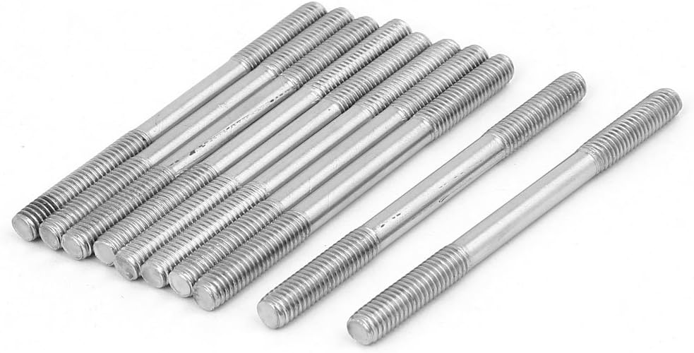 Uxcell M6x80mm Furniture Bolts - 5pcs Zinc Plated Hex Socket Round Head Screws For Woodworking