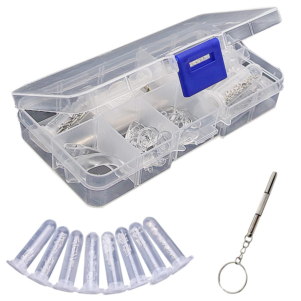 Amazon.co.jp: メガネ修理キット 眼鏡修理 ネジ ネジセット 眼鏡