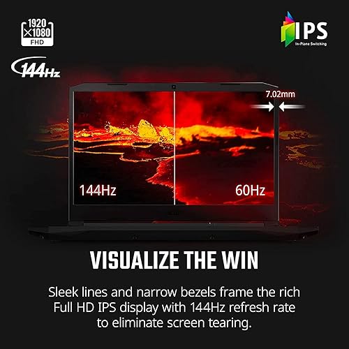 Miniatura 2 de acer Nitro 5 - Laptop para juegos 2023 de 15.6 pulgadas, FHD 144Hz, pantalla IPS Intel 4-Core i5-10300H, 16 GB DDR4 512 GB NVMe SSD 1TB HDD NVIDIA