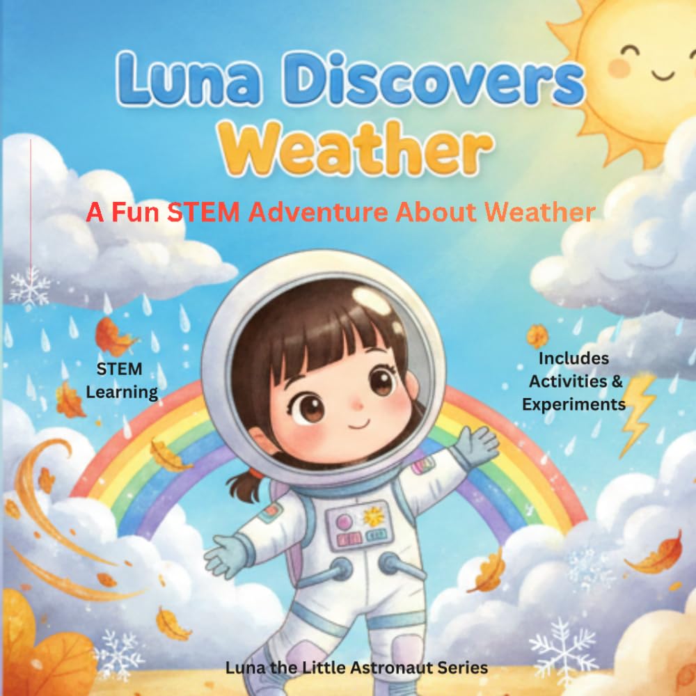 LUNA DISCOVERS WEATHER: A fun STEM adventure about weather (Luna the little astronaut)