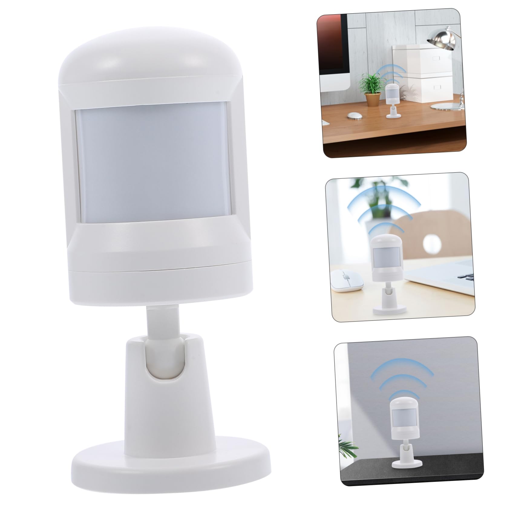 iplusmile Infrarot Körpersensor mit Weitwinkel Pir Bewegungsmelder aus PC und Abs für Zuhause Inkl. App-benachrichtigung und Statusmeldung an Host