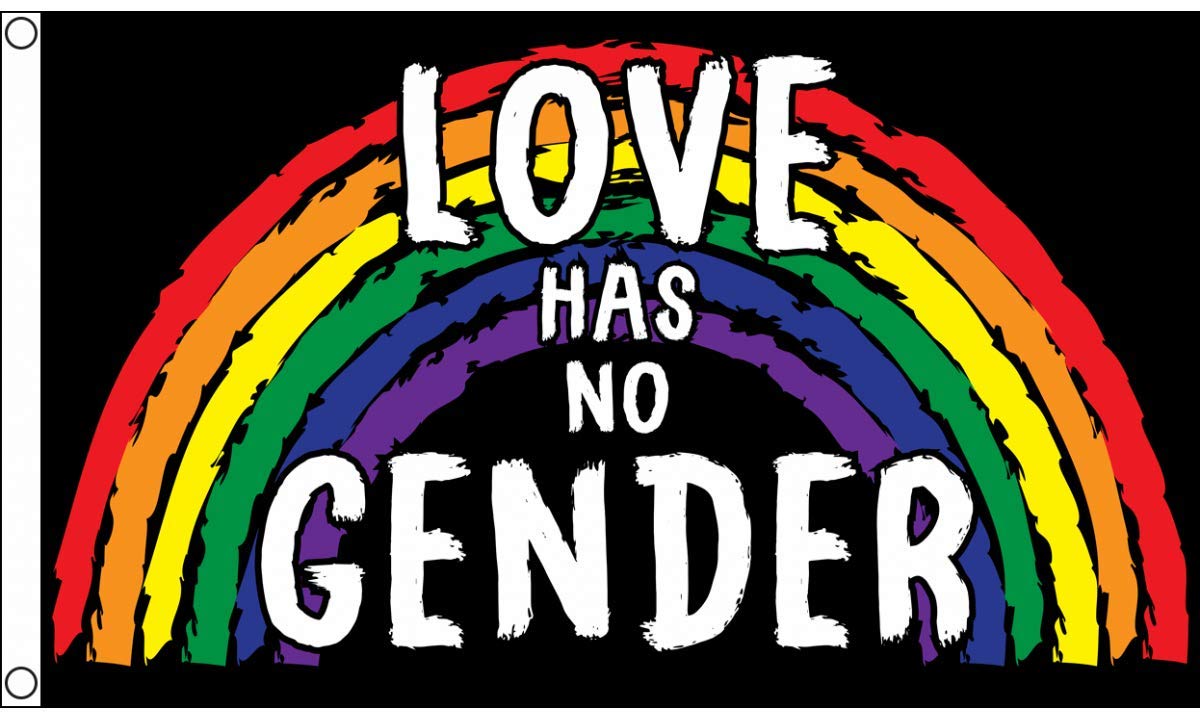 AZ FLAG - Rainbow Peace Love Happiness Flag - 2x3 Ft - 100D Polyester Gay Pride Banner with Two Metal Grommets - Fade Resistant - Vivid Colors - 2' x 3' Feet - 90x60 Cm — view 94
