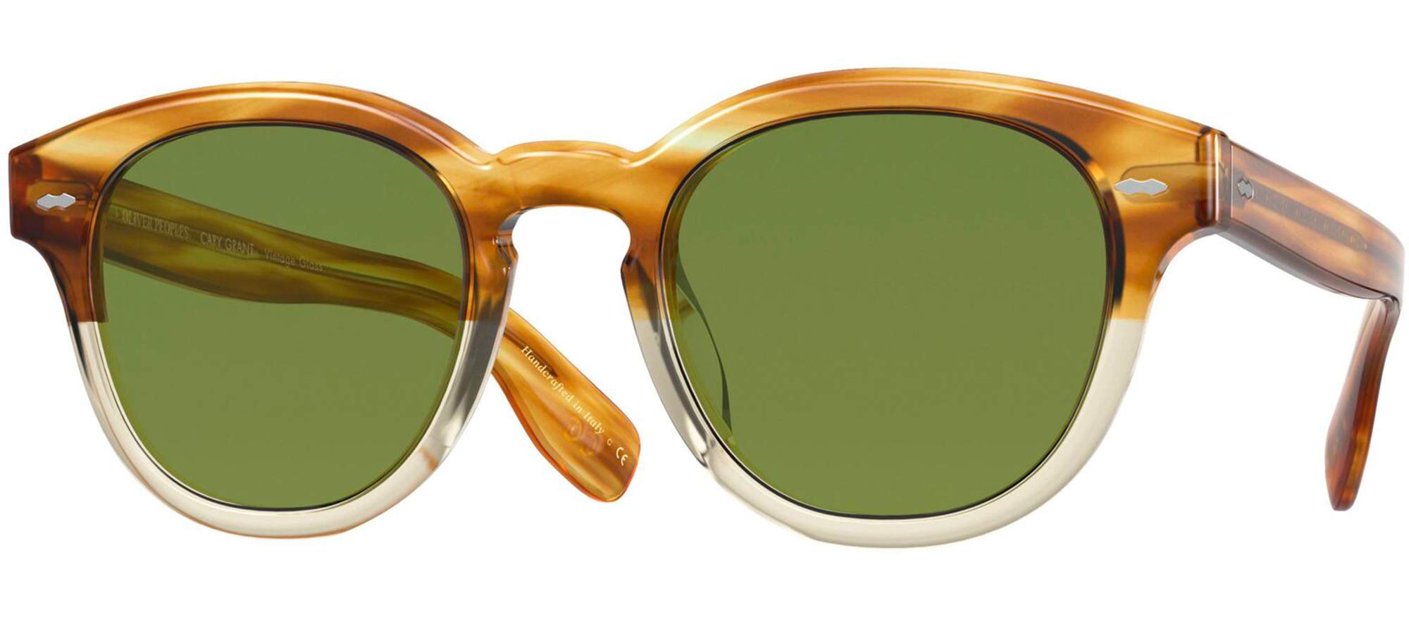 Oliver Peoples CARY GRANT SUN OV 5413SU HONEY VSB GREEN C 50 22 145 unisex Sunglasses