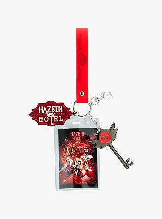 Hot Topic Hazbin Hotel Charm Wrist Lanyard MULTI NONE