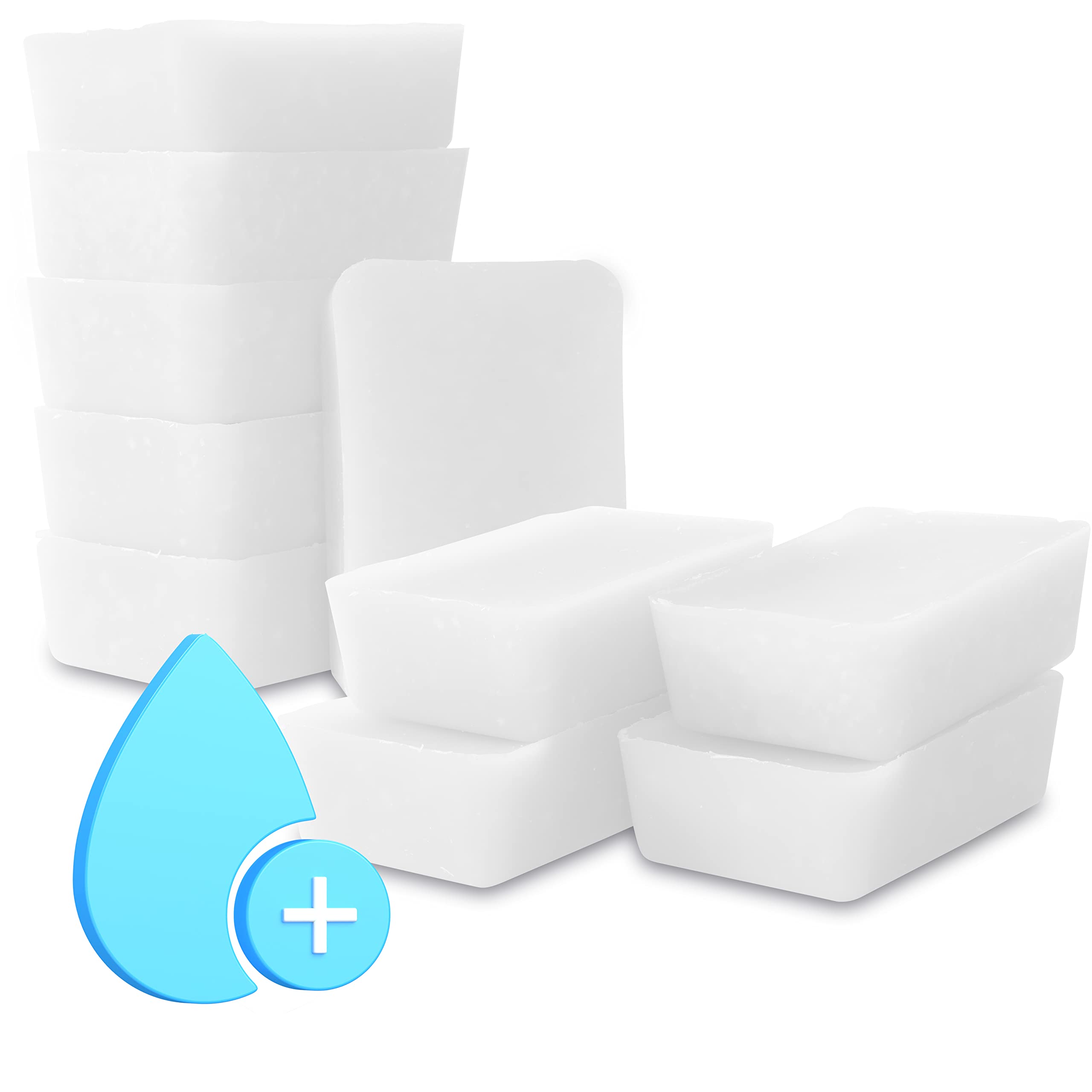 Kosmetex Paraffin-Bad Neutral – Wärmebad für Hände + Füße – Wohlbehagen für Gelenke – Geeignet für Ergotherapie und Physiotherapie – Parfümfrei – Wachsblock (10x 500ml)