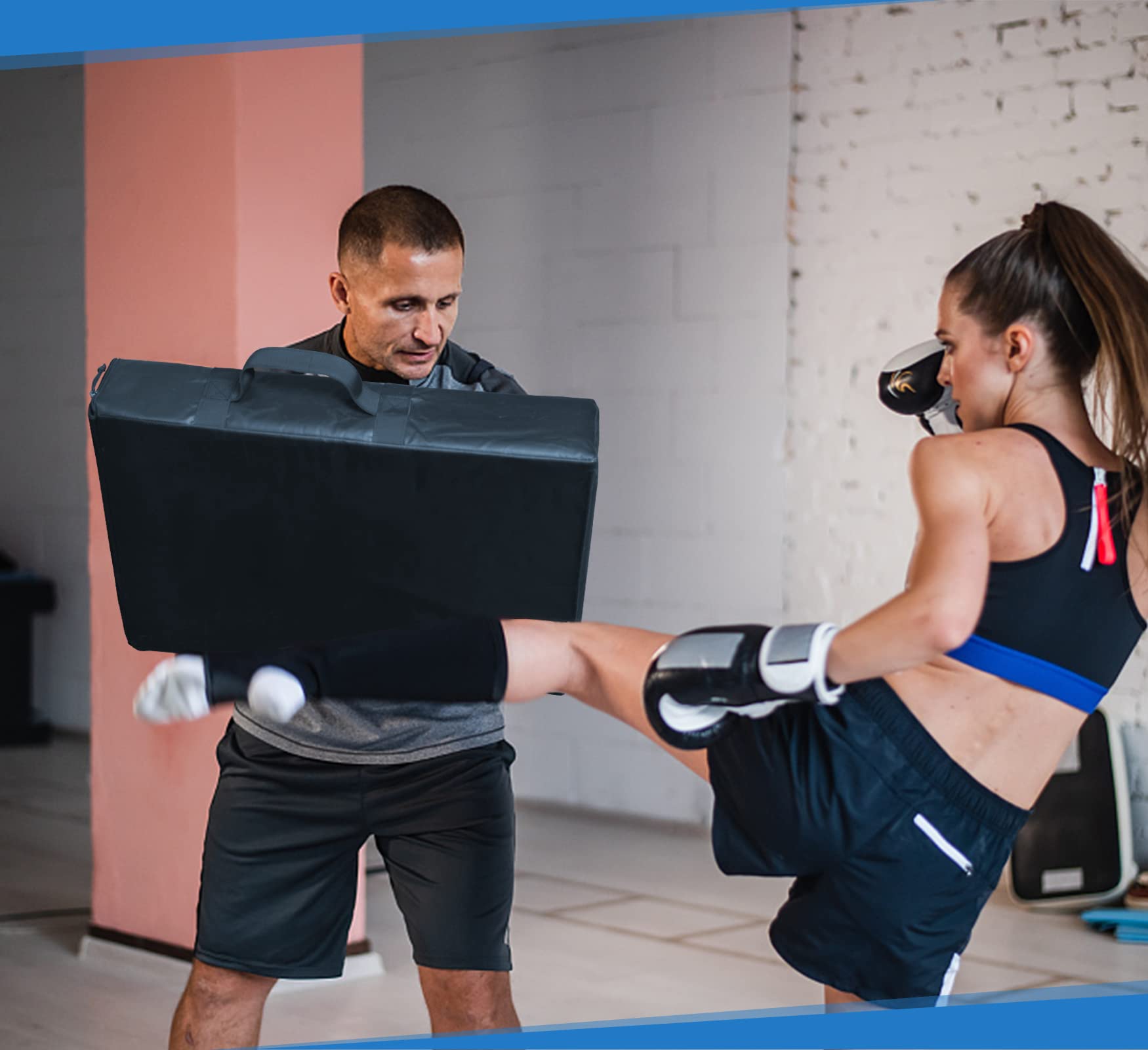 Bloccaggio Pad Arti Marziali Calci Pad Calci Scudo Blocco Pad per Allenamento Taekwondo Kick Pad Boxe Protezioni per il Corpo per Adulti