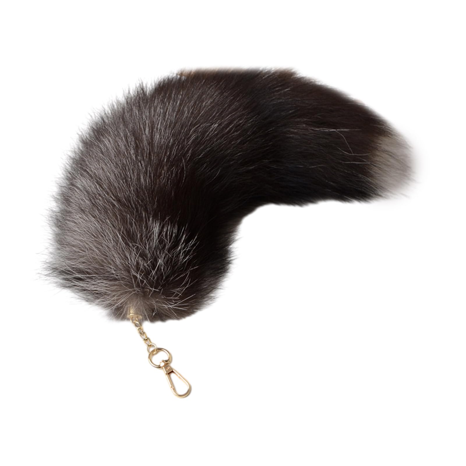 BELOWSYALER Key Chain,Imitation Furs Foxes Tail Pendant Toy Animal Pendant Keychain for Valentines Day Decor Craft DIY Accessory Supplies