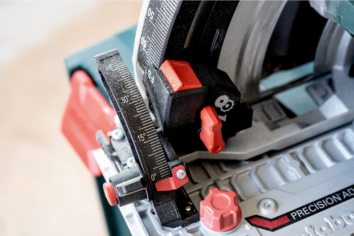 Metabo Set KT 18 LTX 66 BL Scie circulaire plongeante sans fil 18 V – MetaBOX 340 avec rail de guidage FS 160 – 691172840