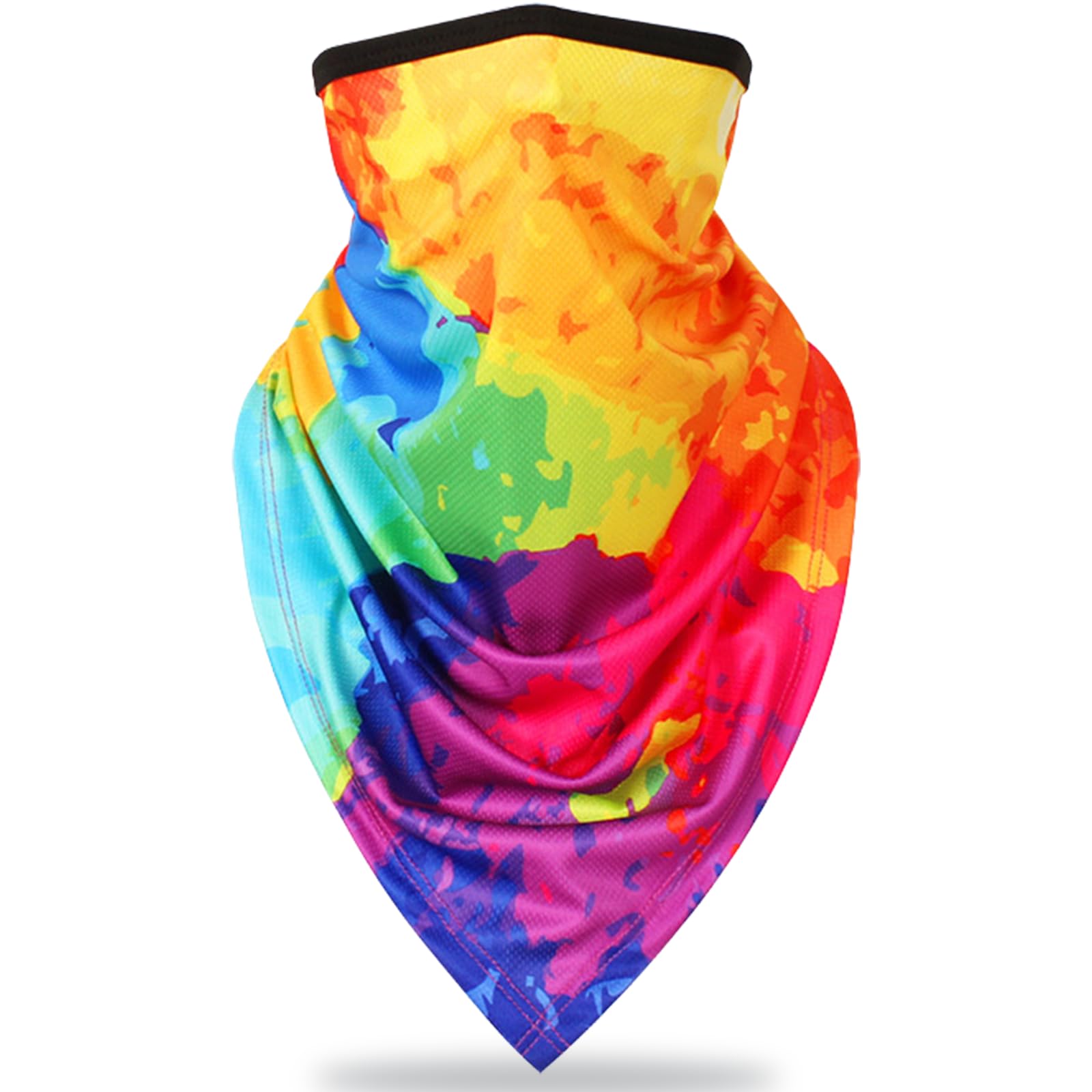 Bandana Neck Gaiter Balaclava Face Scarf Mask Quick-Dry Half Masks for Women Men UV Sun Protection