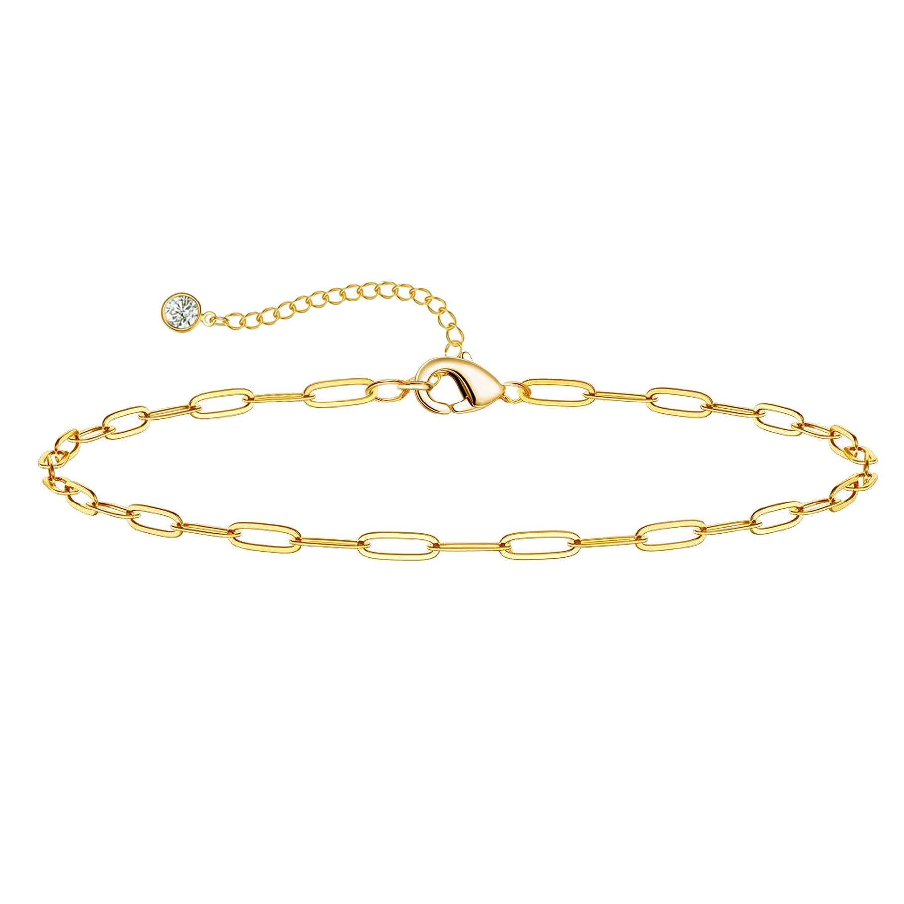 DEARMAY Gold Anklets for Women Waterproof, Non Tarnish14K Gold Plated Ankle Bracelets Set Stack, Summer Beach Jewelry Gifts for Vacation, Bikini Outfits for Women Mom Her