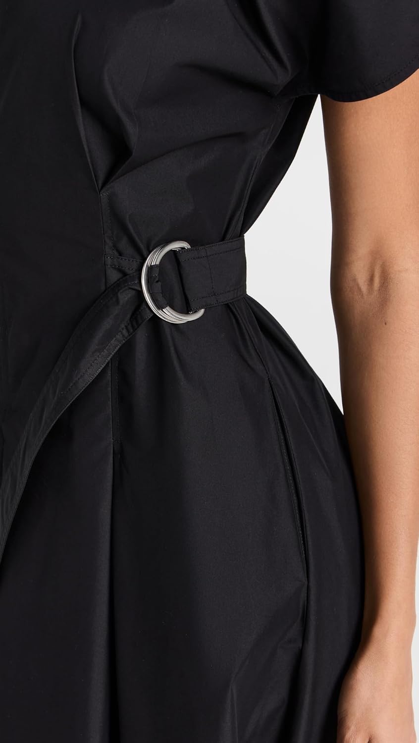 3.1 Phillip Lim Women's Puff Sleeve Side Tie Flare Dress - Image 6