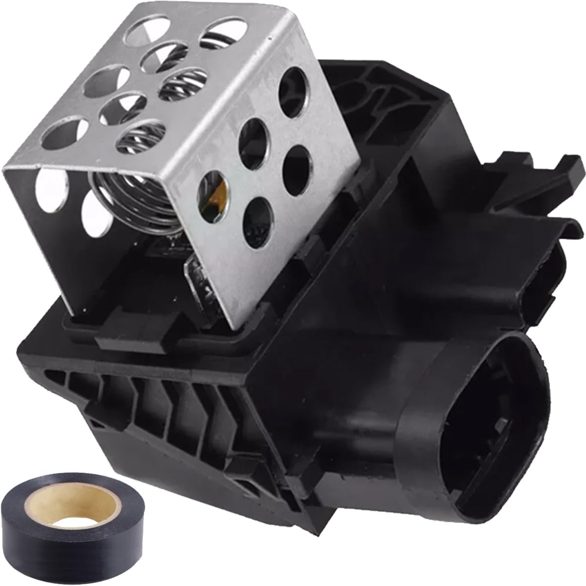 ZAMDOE 9673999880 Resistenza relè motore ventola riscaldatore raffreddamento per Citroen C1 C4 per Peugeot 107 206 per Partner 2008 On per Smartsense Radiator parti di ricambio per auto con nastro