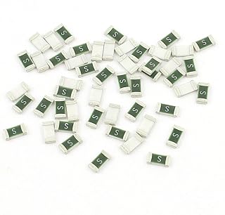 Aexit 50pcs 4A Fuses 32V/63V Fast Acting Fusing PCB Surface Mounted SMD Cartridge Fuses 1206 Fuse