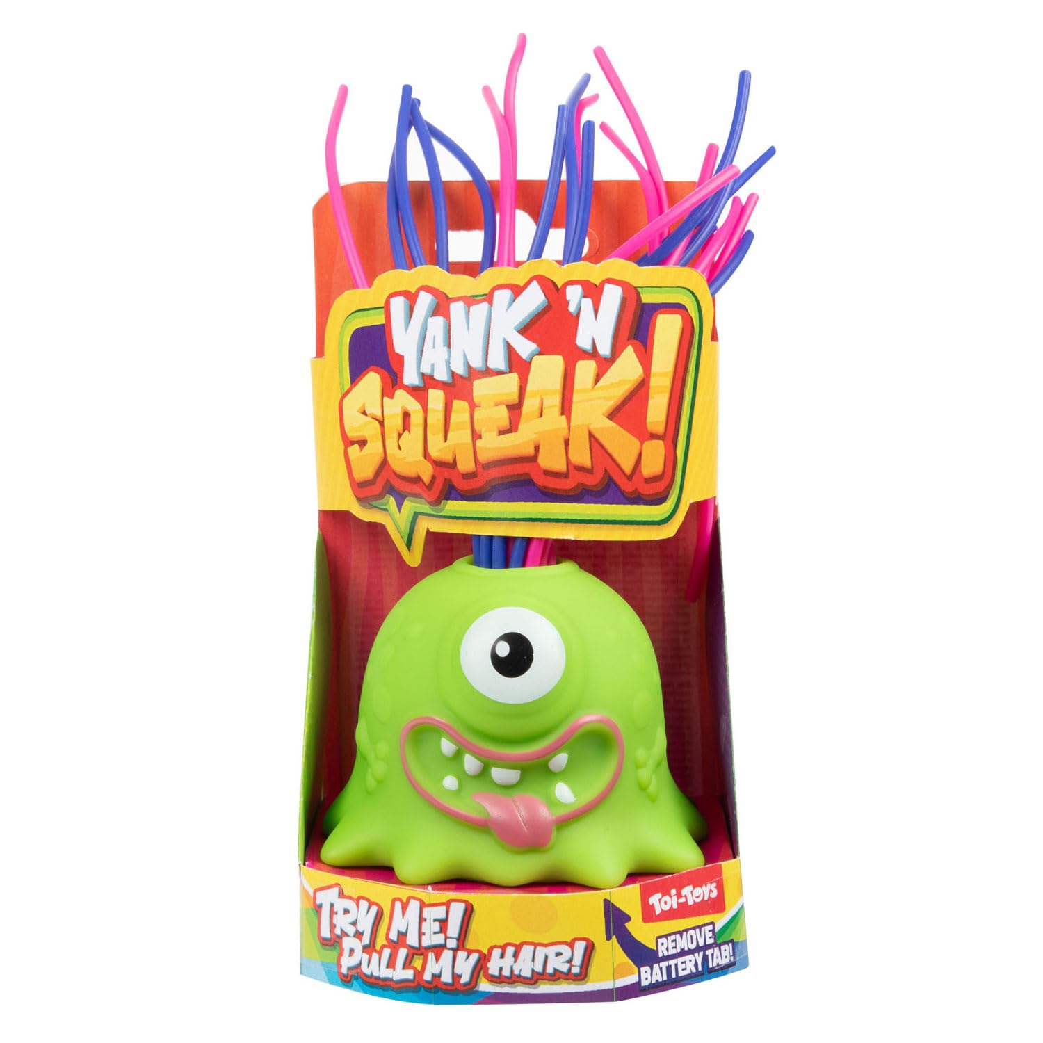 Fun Monster With Stretchable Bristles With Sound