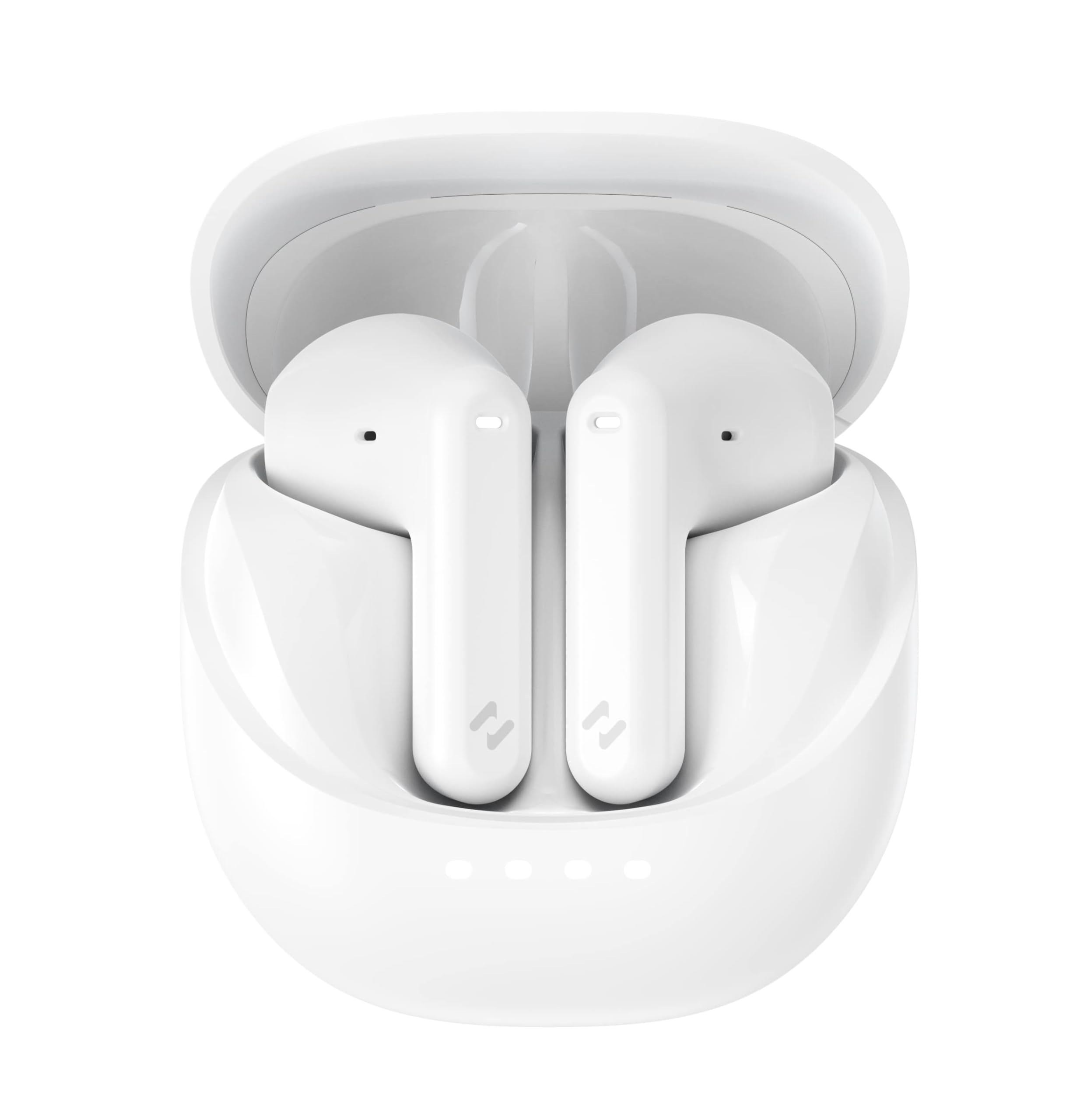 Havit TWS Mini Size Wireless Earbuds with Stereo Sound, Smart Touch Control, Lightweight Design, 2 Mic ENC for Sports & Travel, Type-C Charging, Android, iOS (White)