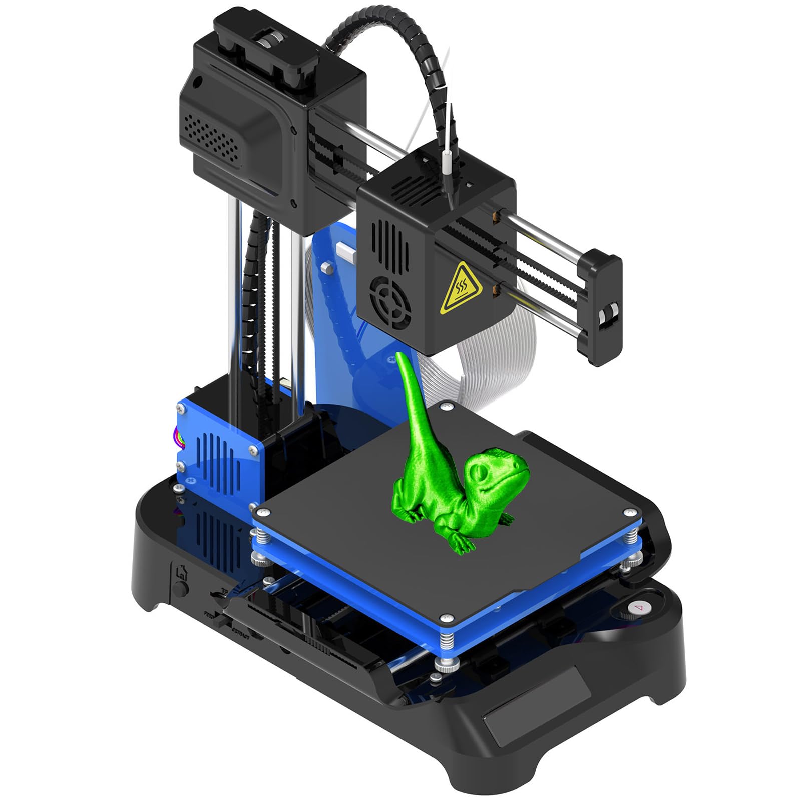 Kompakte 3D Druckmaschine, 3D Drucker, ideal für Einsteiger, kompatibel für 1, 75 mm Filamente, 1-Tasten Druck