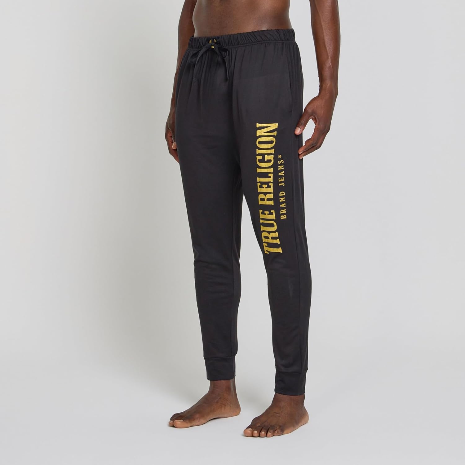 True Religion Mens Jogger Pajama Pants, Lightweight Lounge Casual Sleep Pants for Men - Image 2
