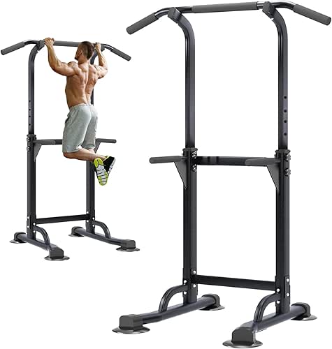 soges Power Tower Pull Up Bar Station, Free Standing Pull