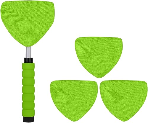 Miniatura 7 de Tidy Monster Herramienta de limpieza de parabrisas, limpiador de ventana de automóvil de microfibra con 4 almohadillas de microfibra reutilizables y