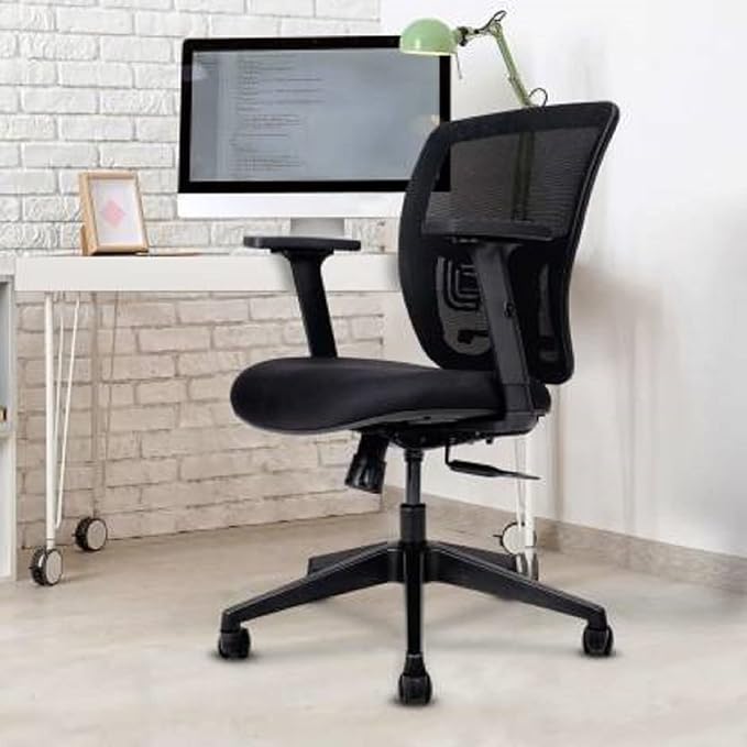 Wipro Furniture Candid Mid Back Mesh Ergonomic Home & Office Chair with