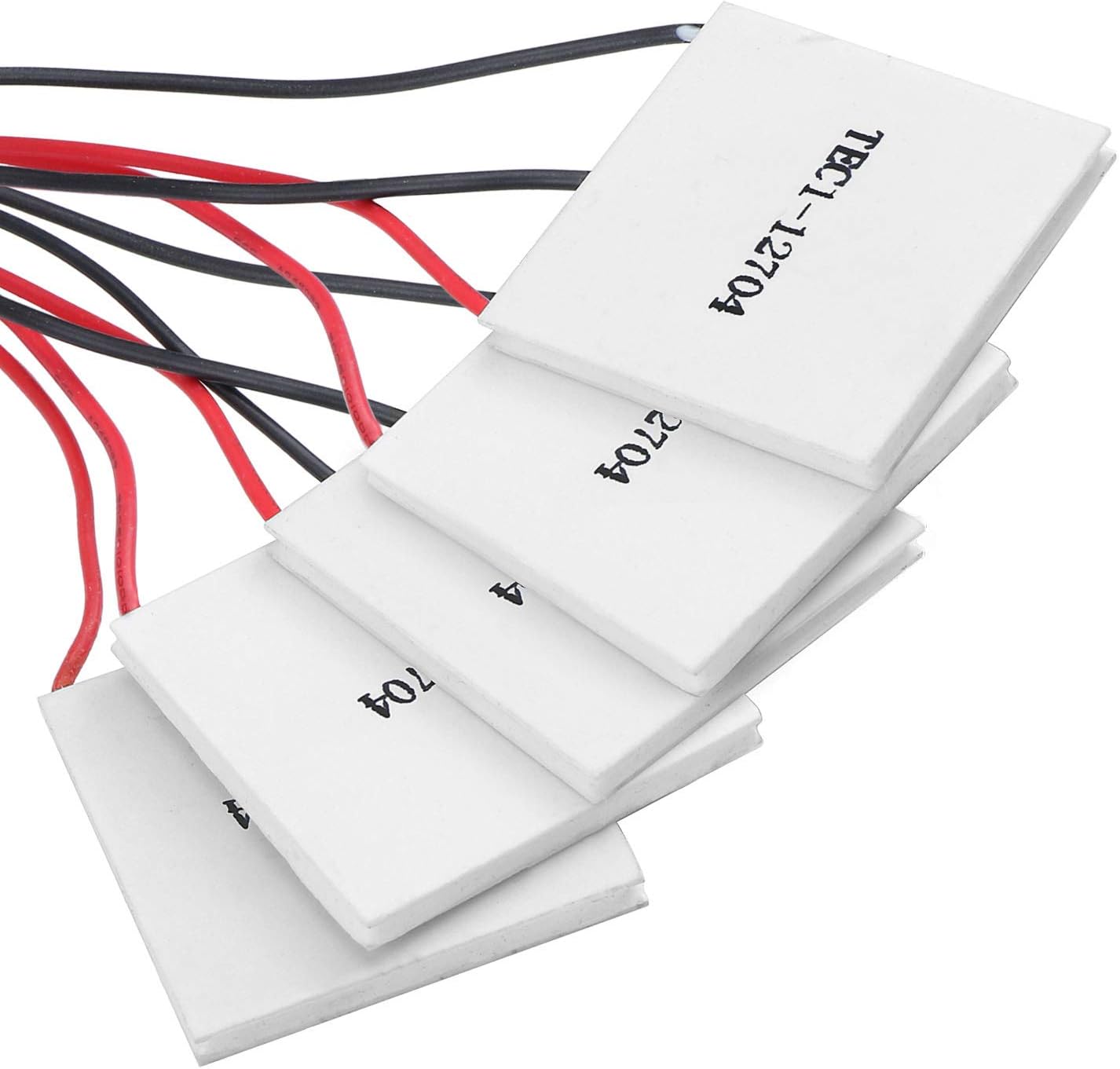 5PCS TEC1-12704 Thermoelectric Cooler Heat Sink Cooling Peltier Module 12V 36W