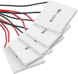 HSEAMALL Peltier TEC1–12704 Lot de 5 modules de refroidissement thermoélectrique Peltier 12 V 36 W