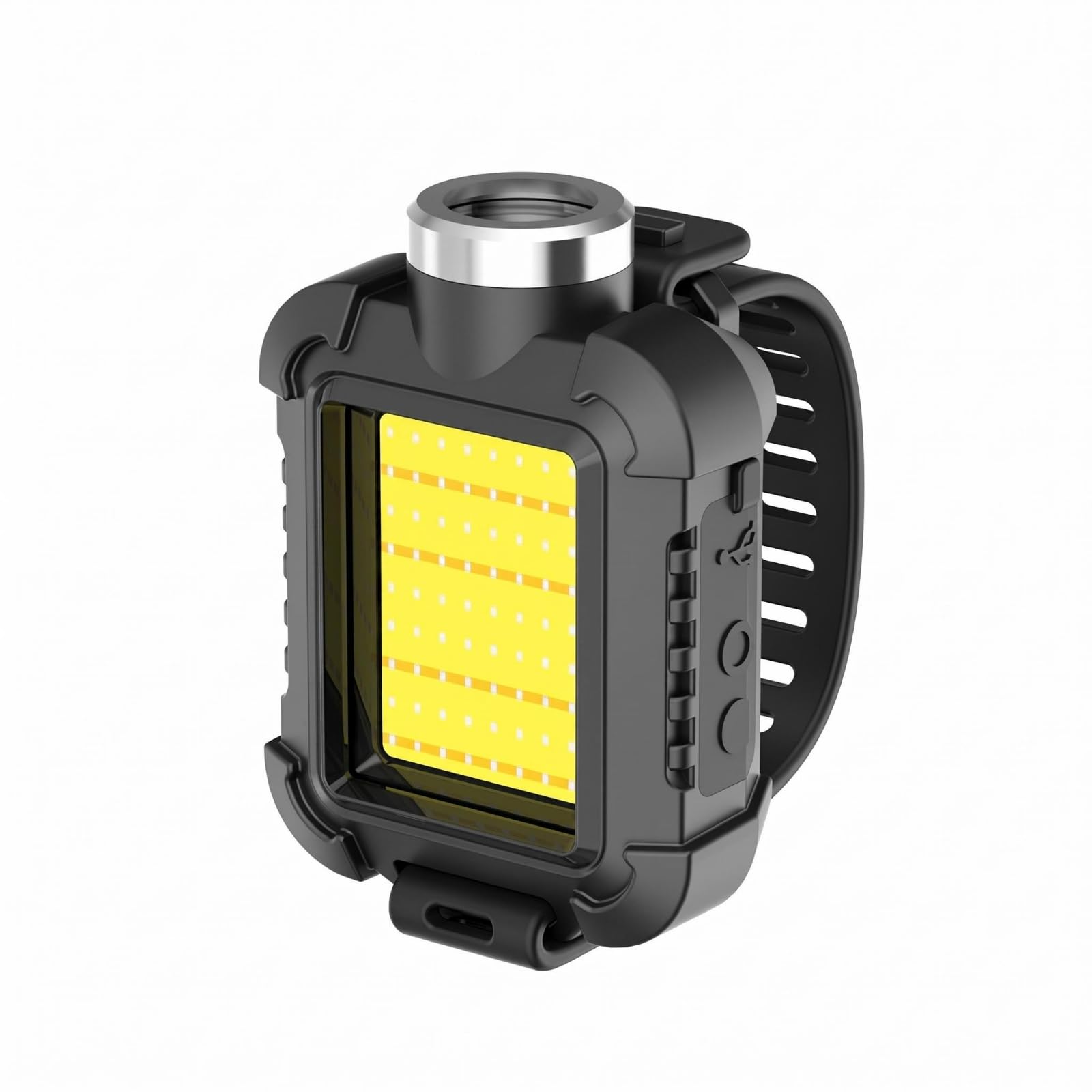 Type-C Charging Rechargeable COB Headlamp Multi-Mode Elastic Strap Headlamp SOS Alert Led Head Light Compact for Camping, Cycling, Black-image-45