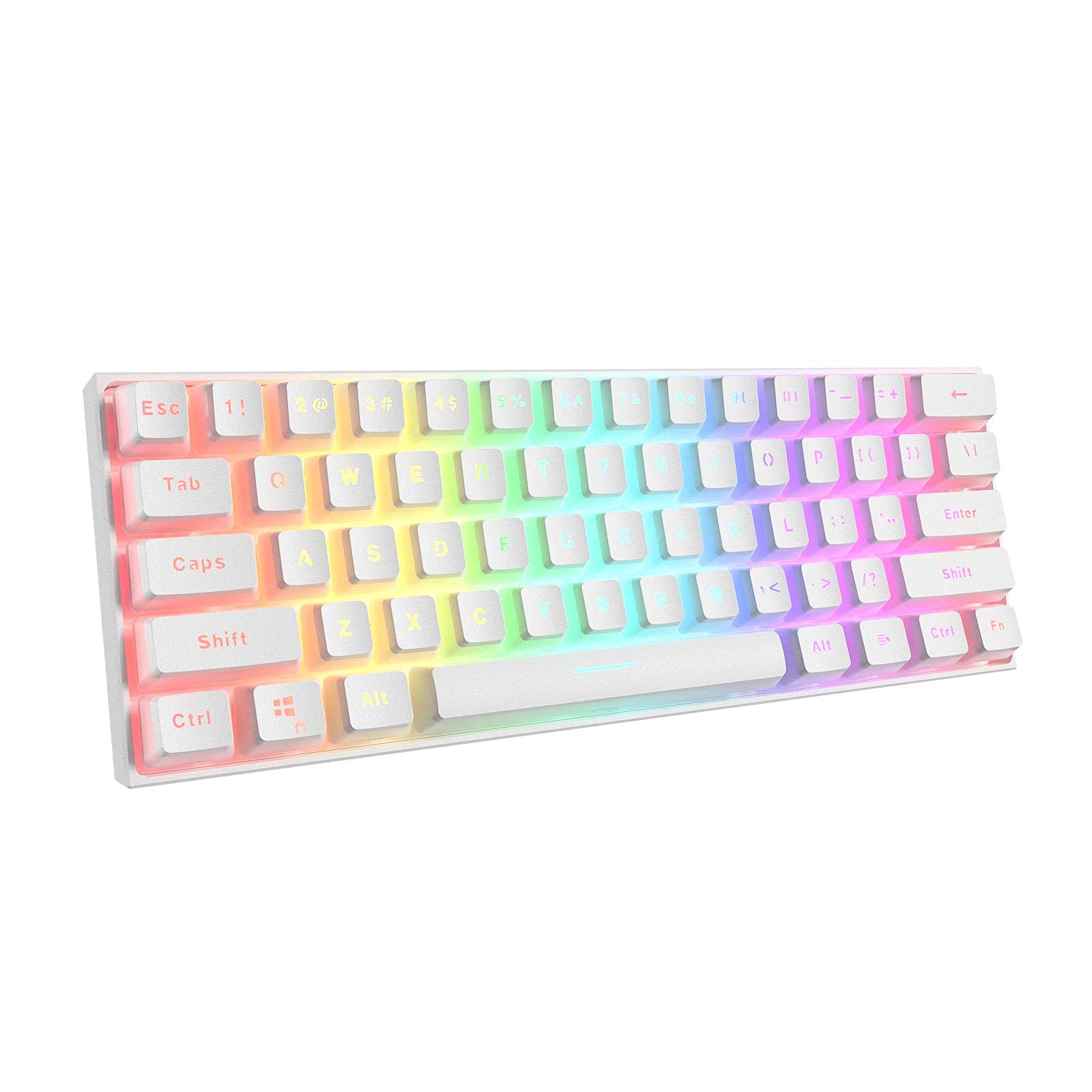 Buy DIERYA PBT Keycaps,Standard 108 TKL 61 Key Pudding Double